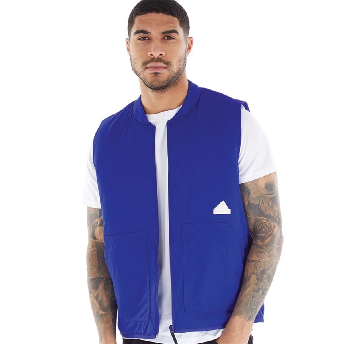 Colete Adidas Puffer Vest Lifestyle Lucid Blue