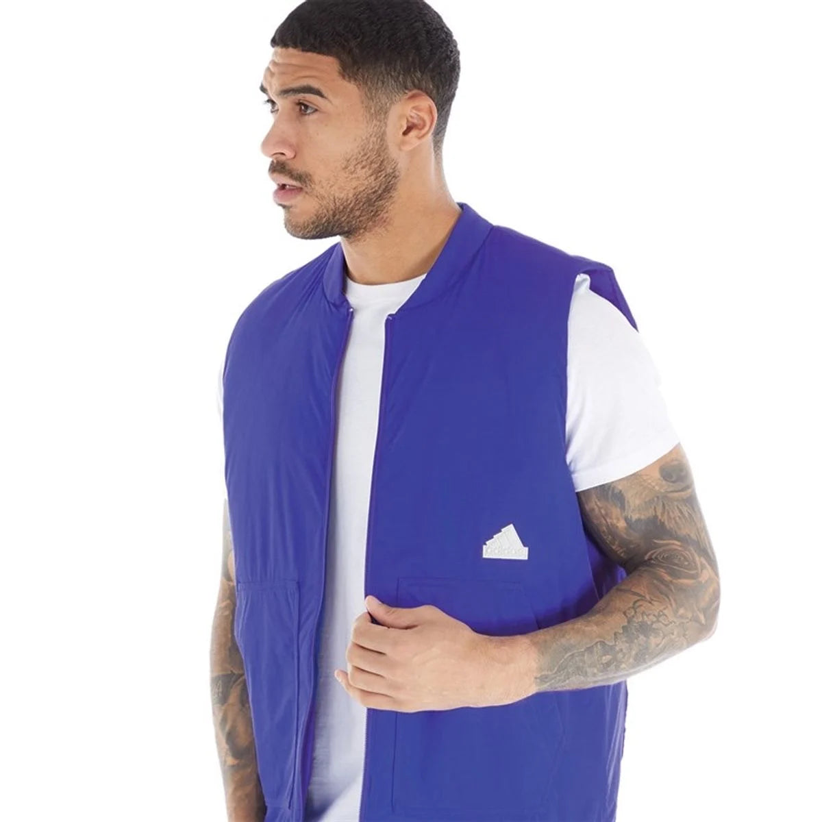 Colete Adidas Puffer Vest Lifestyle Lucid Blue