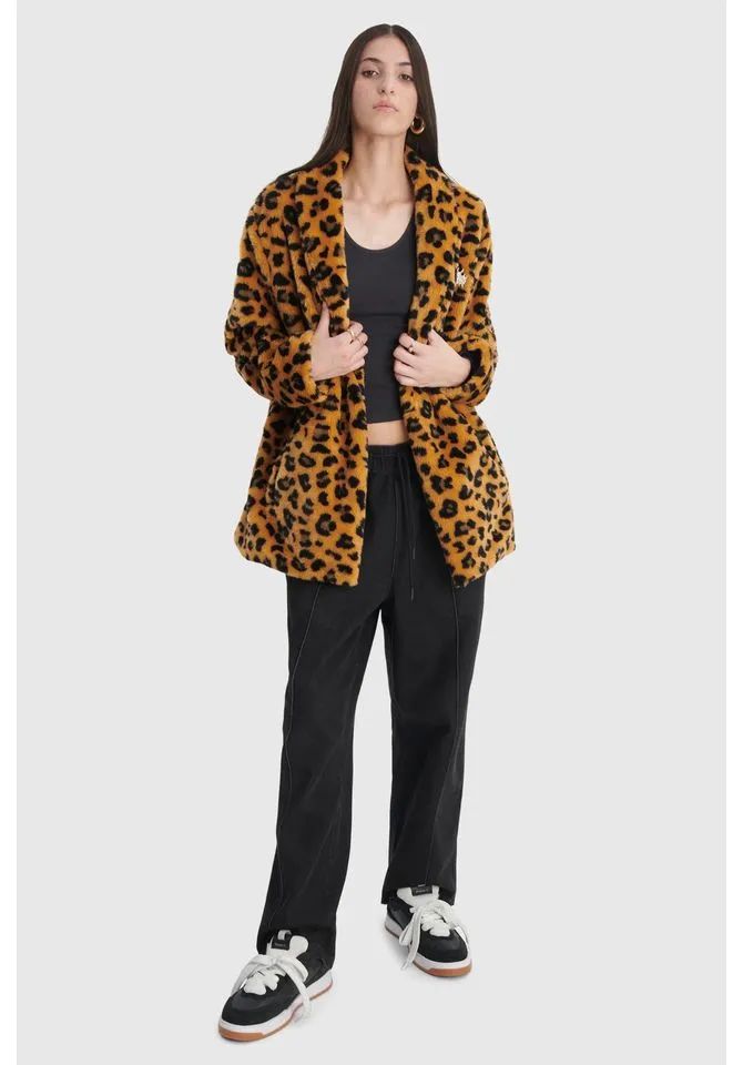 Overcoat Animal Print Bawemo