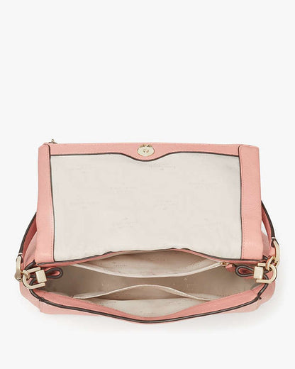 Bolsa Peachy Rose Leila Medium Flap Shoulder Bag Kate Spade