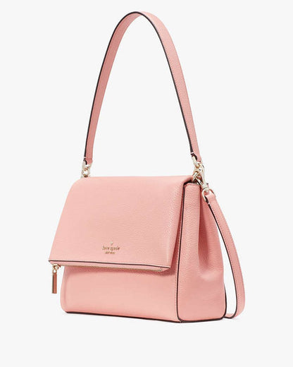 Bolsa Peachy Rose Leila Medium Flap Shoulder Bag Kate Spade